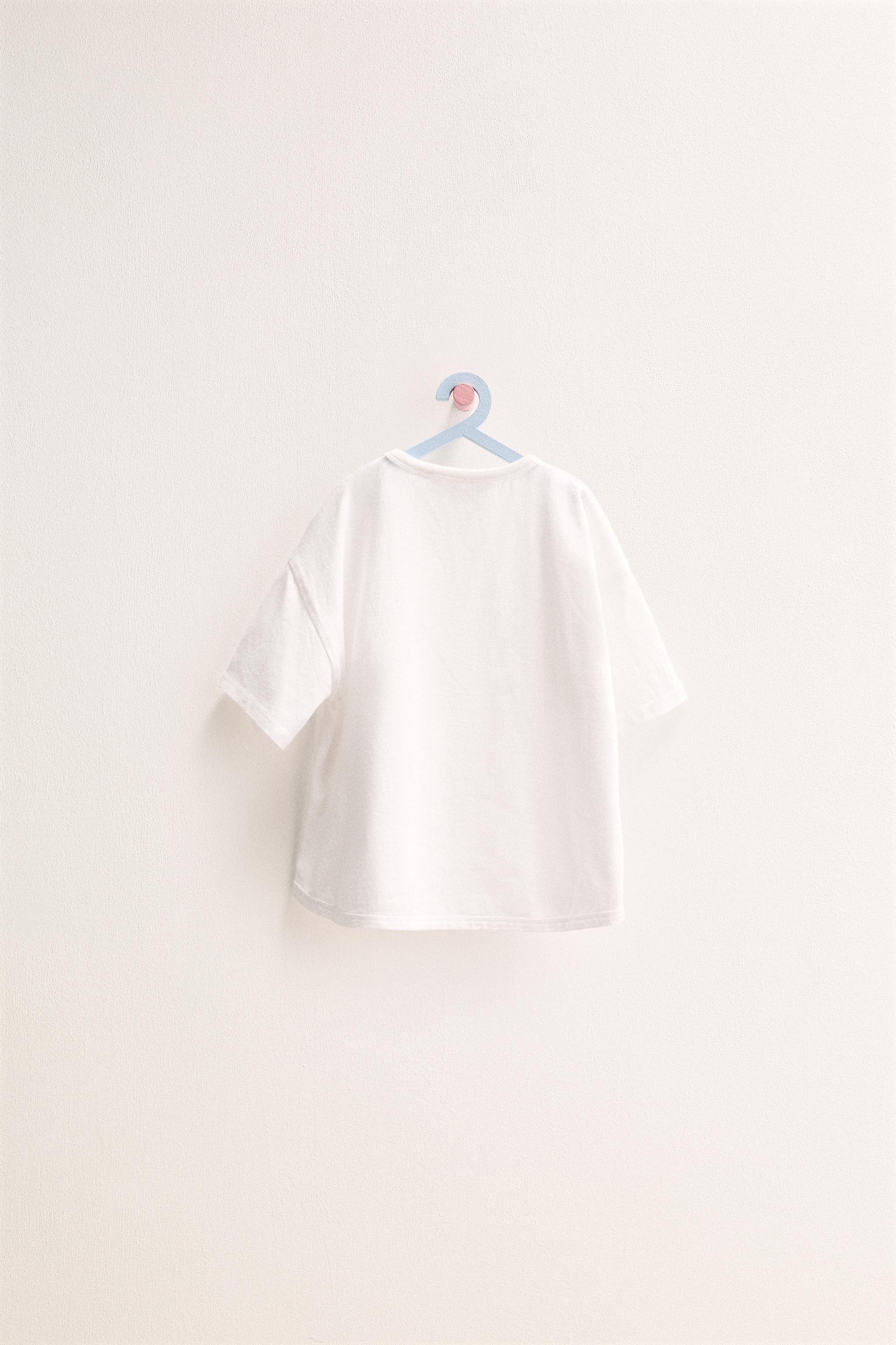 ZARA TIMELESS - T-SHIRT EN COTON UNI